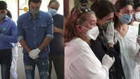 Ranbir, Neetu, Alia break down at Rishi's funeral 