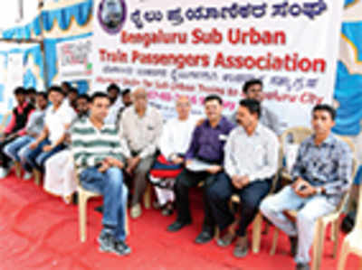 Whitefield techies stage hunger strike demanding suburban trains