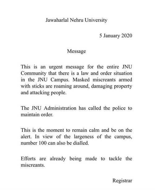 Dozens brutally attacked at Delhi university after opposing 'anti-Muslim' citizenship law