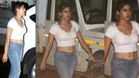 Sara Ali Khan flaunts her midriff in a little white crop top 