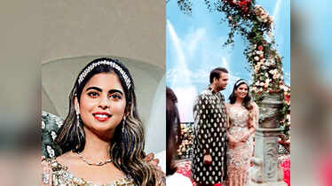 Isha Ambani wedding: All the wedding looks from engagement to ...