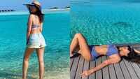 Sophie Choudry turns up the heat in stylish bikini top 