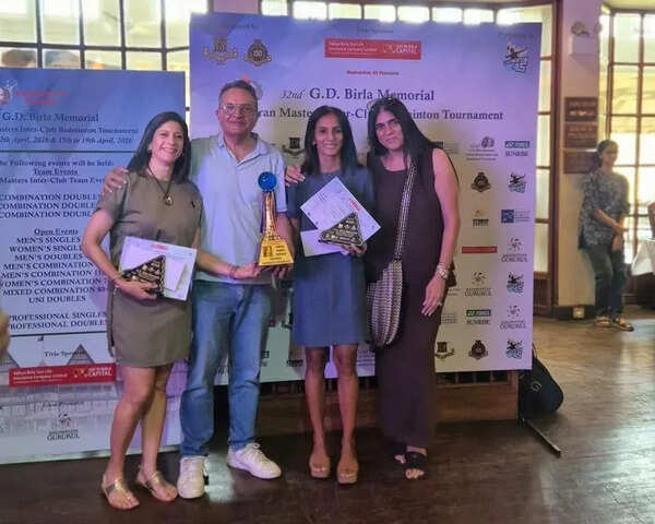 GD Birla Memorial Masters Inter-Club badminton tournament: Double delight for Mangrish Palekar, Manoj Nachanekar, Naheed Divecha