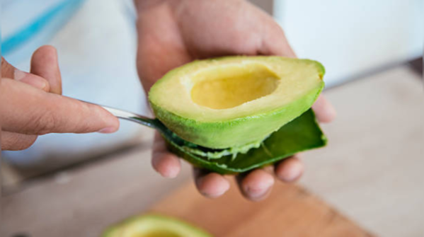 The creamy flesh of avocado is rich in monounsaturated fats