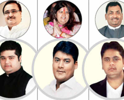 Scramble in BJP to get tickets for famous sons