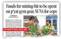 Goa&rsquo;s funds for mining-hit still being spent on SUVs, gym gear