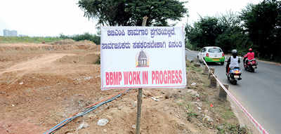 Land acquisition issues halt work on Varthur Road