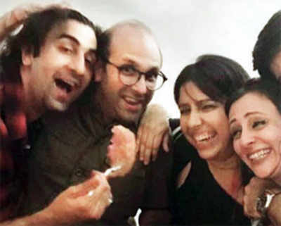 Ranbir Kapoor celebrates 35th birthday with childhood friends and Bollywood stars