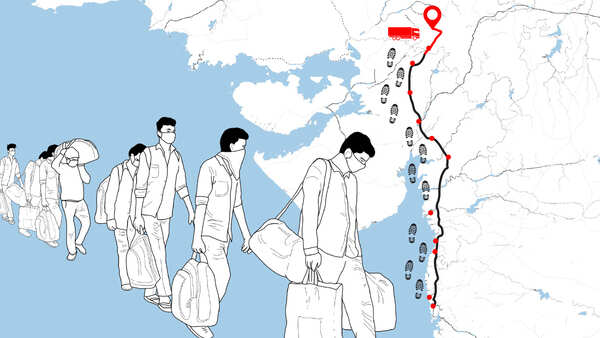 Eight men, a 10-litre water canister, and an 880-km walk in 40 degree Celsius