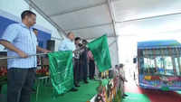 CM Kejriwal flags off 150 electric buses 
