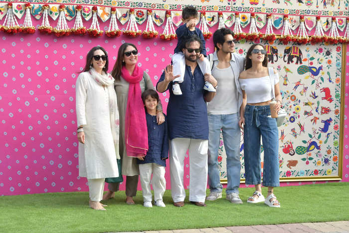 Saif Ali Khan has reached Jamanagar with his entire family