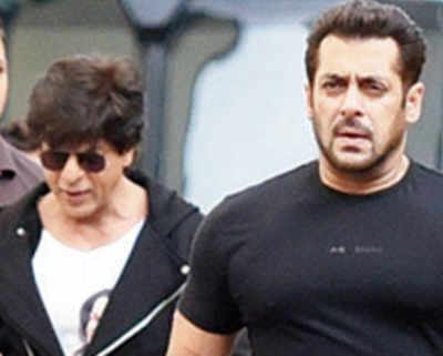 Salman Khan shoots with Shah Rukh Khan for Aanand L Rai's film
