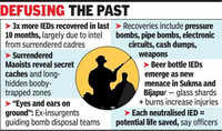 Maoists who set traps now help clear them, yet Bastar&rsquo;s IED menace persists
