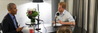 Watch: Prince Harry interviews Barrack Obama for radio show