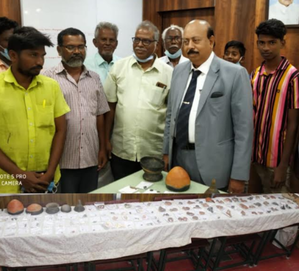 Elanthakarai, another Keeladi in the making? Amateur archaeologist hands over rare findings to Alagappa University