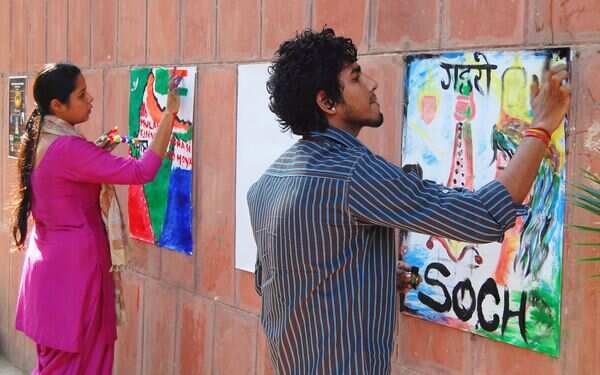 Graffiti tales on campus