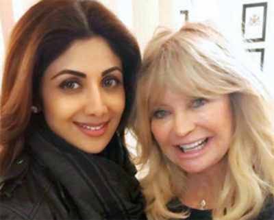 Shilpa Shetty and Goldie Hawn share a soul connect