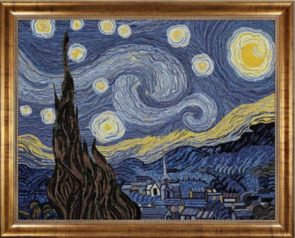 Now, you can get a Van Gogh in zardozi