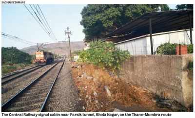Signal cabin fire hits CR
trains, sabotage feared