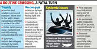 Boat capsizes on Indravati in Bijapur: Mother and infant dead; two missing