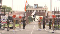 Covid-19: Beating Retreat ceremony held without spectators at Attari-Wagah border 