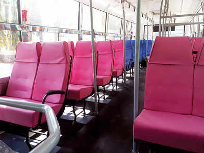 It’s easy now: Men can stay off pink seats