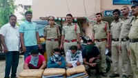 Visakhapatnam: 40 kg cannabis seized by police, 4 arrested 