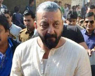 Sanjay Dutt shoots the climax of his comeback film on a recreated set in Mumbai