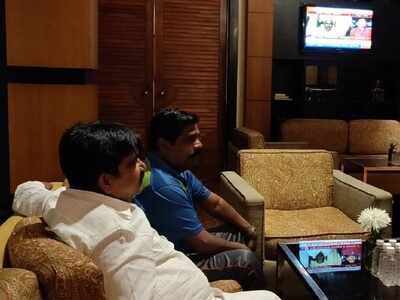 Rebel Karnataka MLAs watch Karnataka crisis unfold on TV; no going back says BC Patil