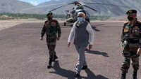 LAC stand-off: PM Modi visits Leh with CDS General Bipin Rawat 