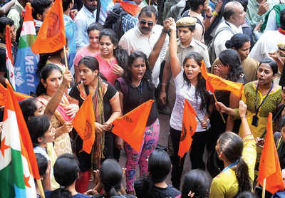 Netas try to hijack issue from shaken, angry students