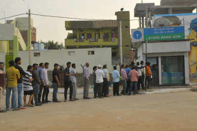 Demonetisation effect: ATMs grapple with cash shortage