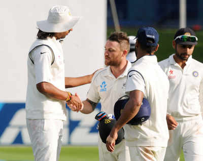 2nd Test: New Zealand in command against India