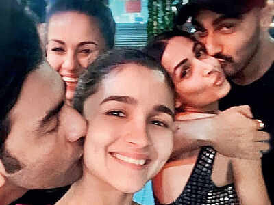 Alia Bhatt-Ranbir Kapoor, Malaika Arora-Arjun Kapoor kiss and tell