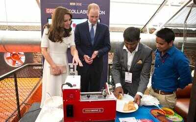 When the British Royalty made a Dosa!