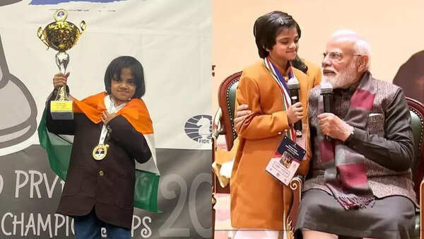 World champion at 7 in her first international event; 'nervous' while meeting PM Modi: How Pragnika Lakshmi became a chess prodigy