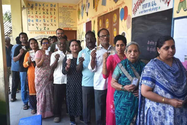 Kolhapur city voter turnout at 66.54%, lower than 2017 figures