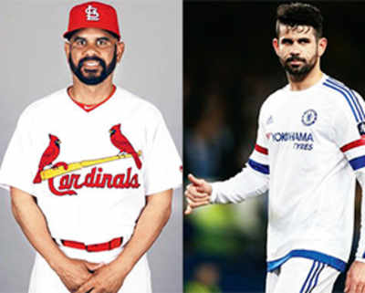 Does Costa moonlight as a baseballer?