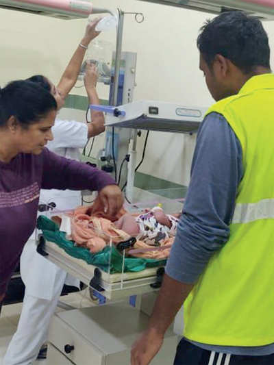 New-born baby found abandoned