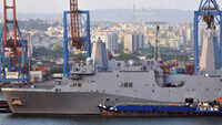 USS John P Murtha arrives in Visakhapatnam 