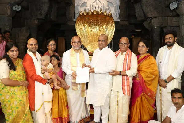 TTD receives Rs 1.2 crore from Hyderabad donor