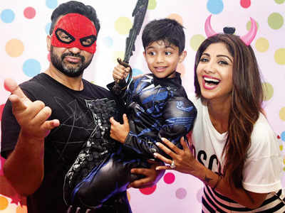 Shilpa Shetty celebrates Viaan's sixth birthday with a fantasy-themed kiddie bash