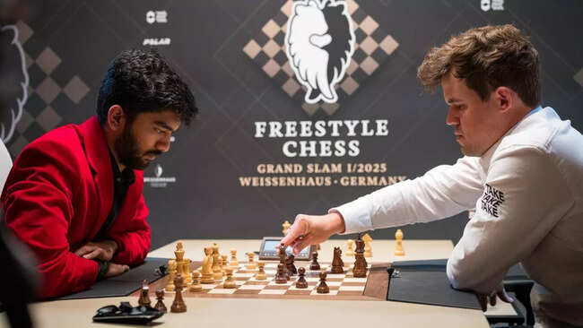 A quiet handshake, a heavy rivalry: Carlsen-Gukesh reunion sparks buzz ahead of Zagreb showdown - Watch