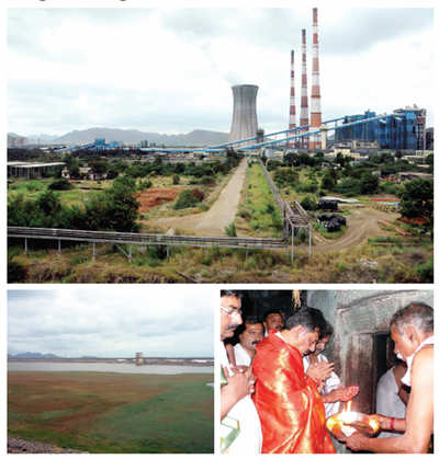 No water: Power plant left dry
