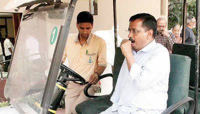 Kejriwal has an operation in B’luru. And it’s a tongue-in-check story