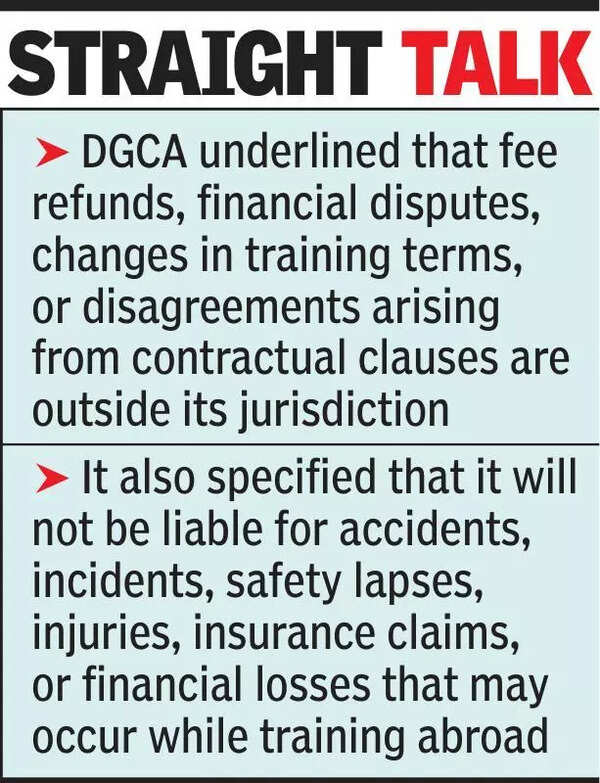 Check standards of flying schools abroad: DGCA