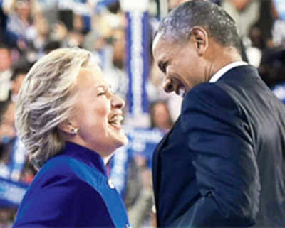 Barack Obama ‘ready to pass on baton to most qualified Hillary’