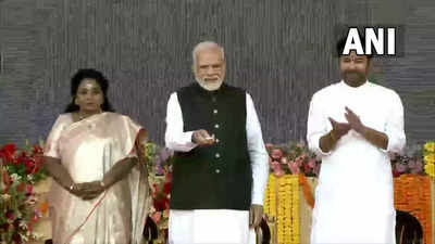 Modi AP, Telangana Visit LIVE Updates: PM lays foundation stone of various road projects worth over Rs 2200 crore