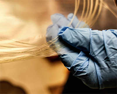 Weaving electronics into any material