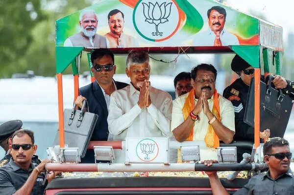 Chandrababu Naidu takes part in roadshow at Sattur